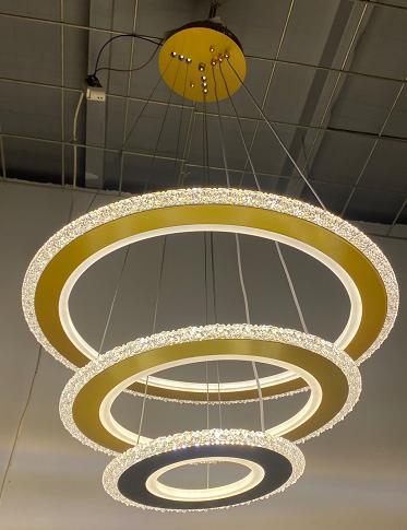 3in1 circular crystal design LED Chandelier